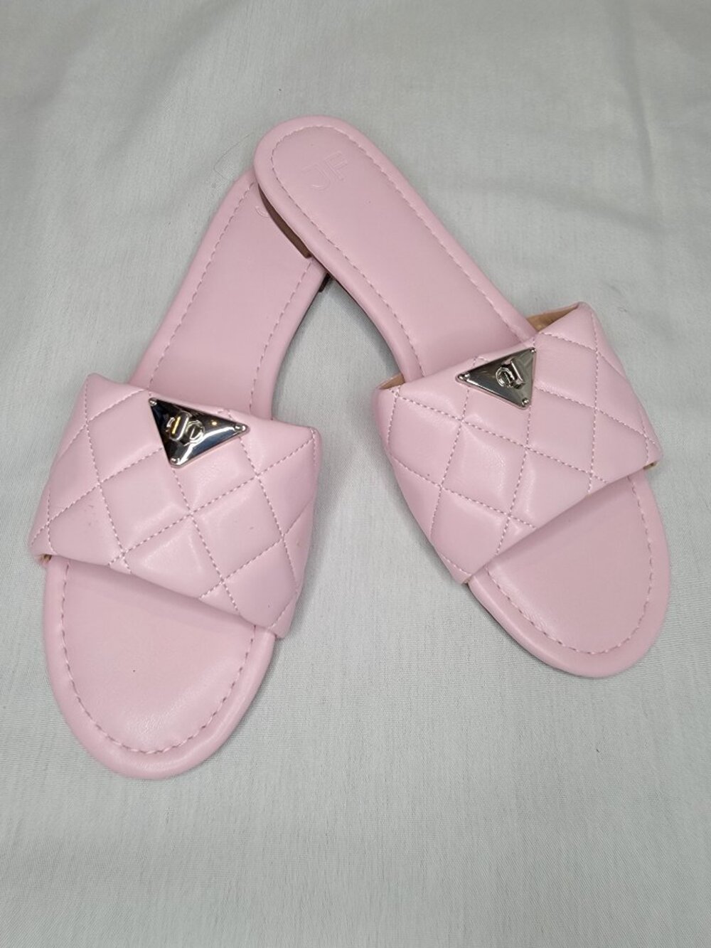 JustFab Sophie Flat Slide Sandals Size 9